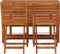 vidaXL - Tuintafel - met - plantenbak - en - 2 - bistrostoelen - massief - acaciahout
