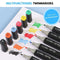 Livista Twinmarkers - Alcohol markers - 168 stuks - Dubbelzijdig