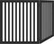 vidaXL - Hondenhek - inklapbaar - 2 - panelen - 160 - cm - populierenhout - zwart