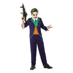 Kostuums voor Kinderen 112681 Clown Joker (3 Pcs) Maat 7-9 Jaar