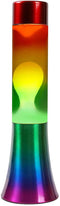 i-Total Lavalamp - Lava Lamp - Sfeerlamp - 30x9 cm - Glas/Aluminium - 25W - Regenboog - XL2461