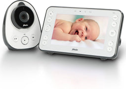 Alecto DVM-150 - Babyfoon met camera - 5" Kleurenscherm - Wit