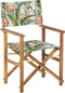 CINE - Tuinstoel set van 2 - Groen/Hout/Flamingo - Polyester