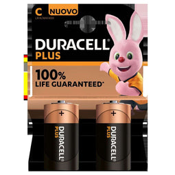 Batterij Duracell Plus 2xC