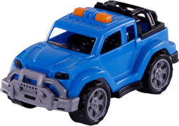 Cavallino Trendy Jeep Blauw, 22cm