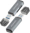 AISENS ASCR-2A09-GR - Geheugenkaartlezer - USB 3.2 Gen 1 Type-A - Grijs