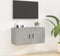 vidaXL - Tv-wandmeubel - 80x34,5x40 - cm - betongrijs