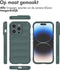 iMoshion Hoesje Geschikt voor iPhone 14 Pro Hoesje Siliconen - iMoshion EasyGrip Backcover - Donkergroen