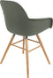 Zuiver Albert Kuip Eetkamerstoelen met armleuning Groen - Set van 2