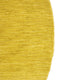 Vloerkleed MOMO Rugs Panorama Uni Rond Gold Vloerkleed - 250 rond - Rond - Laagpolig,Rond Tapijt - Modern - Geel