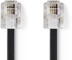 Nedis TCGP90200BK50 - RJ11 Kabel - 500 cm - Zwart
