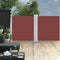 vidaXL - Windscherm - uittrekbaar - 117x600 - cm - bruin