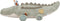 Little Dutch Safari Friends - Activiteitenknuffel Krokodil XL - Zacht - Groen