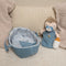 Little Dutch Babypop Jim - Pluche-pop - 30 cm - Inclusief wiegje en toebehoren