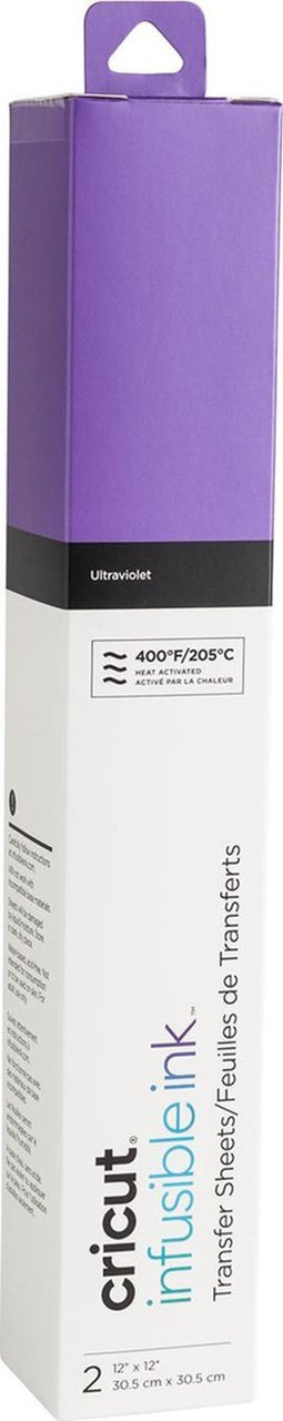 Cricut Infusible Ink Transfervellen – Ultraviolet (2 vellen)