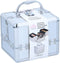Zilveren Make-up Koffer - 5 Compartimenten - Aluminium