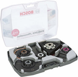 Bosch Professional 5-delige Starlock Multitoolset - Multifunctionele accessoires voor zagen schuren krabben - (5 stuks)