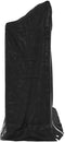 vidaXL - Haardhoutrek - met - regenhoes - 151x40,5x110,5 - cm - staal
