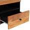 vidaXL - Salontafel - 80x54x40 - cm - massief - acaciahout - en - bewerkt - hout