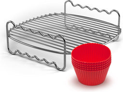 Philips HD9904/01 - Compacte Airfryer accessoire - Grillrooster en 7 Muffinvormen