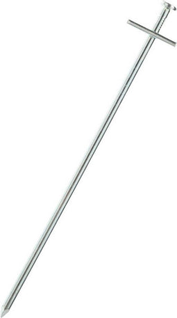 Grondpennen/tentharingen Tarzan - 6x - metaal - 23 cm - Rotspen - Spijkerharing - camping/windscherm