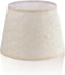 LgowithU AC884 - Lampenkap - 30 cm breed x 20 cm hoog - Linnen zwart/beige