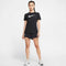 Nike Dri-FIT Crew - Sportshirt Dames - Korte mouwen - Zwart - Maat XL