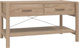 vidaXL - Salontafel - 82x48x45 - cm - bewerkt - hout