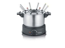 Severin FO 2470 - Fondueset - Geschikt voor 8 personen - Vaatwasserbestendig - Zwart