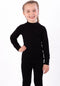 Avento Thermoshirt Kinderen - Thermo ondergoed - Drop-needle techniek - Zwart - Maat 140