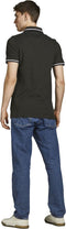 JACK & JONES JJEPAULOS - Poloshirt korte mouw - 2-pack donkerblauw en donkergroen - Maat L