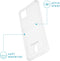 iMoshion Hoesje Geschikt voor Samsung Galaxy A22 (5G) Hoesje Met Pasjeshouder - iMoshion Softcase Backcover met pashouder - Transparant