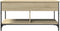 vidaXL - Salontafel - 100x50x50 - cm - bewerkt - hout - en - metaal - sonoma - eiken