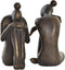 Bokstöd DKD Home Decor Koper 11 x 8 x 15,5 cm Vrouw Hars