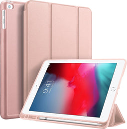 Accezz Tablet Hoes - Geschikt voor iPad 2017 (5e generatie) / iPad 6e generatie (2018) / iPad Air / iPad Air 2 - Schokbestendig - Roze/Rose goud