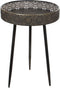 Mica Decorations Lagune - Bijzettafel - H58 x Ø40 cm - Metaal - Brons