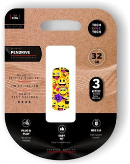 Tech1Tech TEC4401-32 - Usb-stick - 32GB - Multi-color