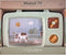 Little Dutch Muziek TV Little Farm - Opwindbaar speelgoed - Beweegbare beelden en geluid - Retro look