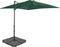vidaXL - Parasol - met - draagbare - voet - groen