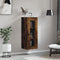 vidaXL - Hangkast - 34,5x34x90 - cm - gerookt - eikenkleurig