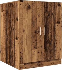 vidaXL - Wasmachinekast - 70,5x71,5x91,5 - cm - oud - houtkleurig
