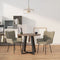 vidaXL - Eetkamerstoelen - 2 - st - fluweel - lichtgrijs