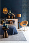 Light & Living Stoel Charlie - Karamel/Goud - Velvet