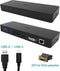 i-tec USB 3.0 / USB-C - Dual Display Docking Station - HDMI DVI VGA - 6x USB poorten