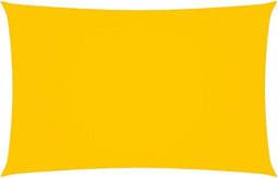 vidaXL - Zonnescherm - rechthoekig - 4x7 - m - oxford - stof - geel