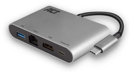ACT AC7040 - USB-C Multiport Dock - 4K HDMI Gigabit Ethernet USB-A