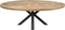 Ovaal tafelblad - 180x100 cm - Bruin - Massief mangohout