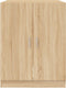 vidaXL - Wasmachinekast - 71x71,5x91,5 - cm - sonoma - eikenkleurig