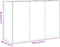 vidaXL - Plantenbak - 120x40x80 - cm - koudgewalst - staal - wit