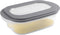 Sunware - Sigma home kaasdoos met tray transparant grijs - 26,5 x 17,2 x 8 cm